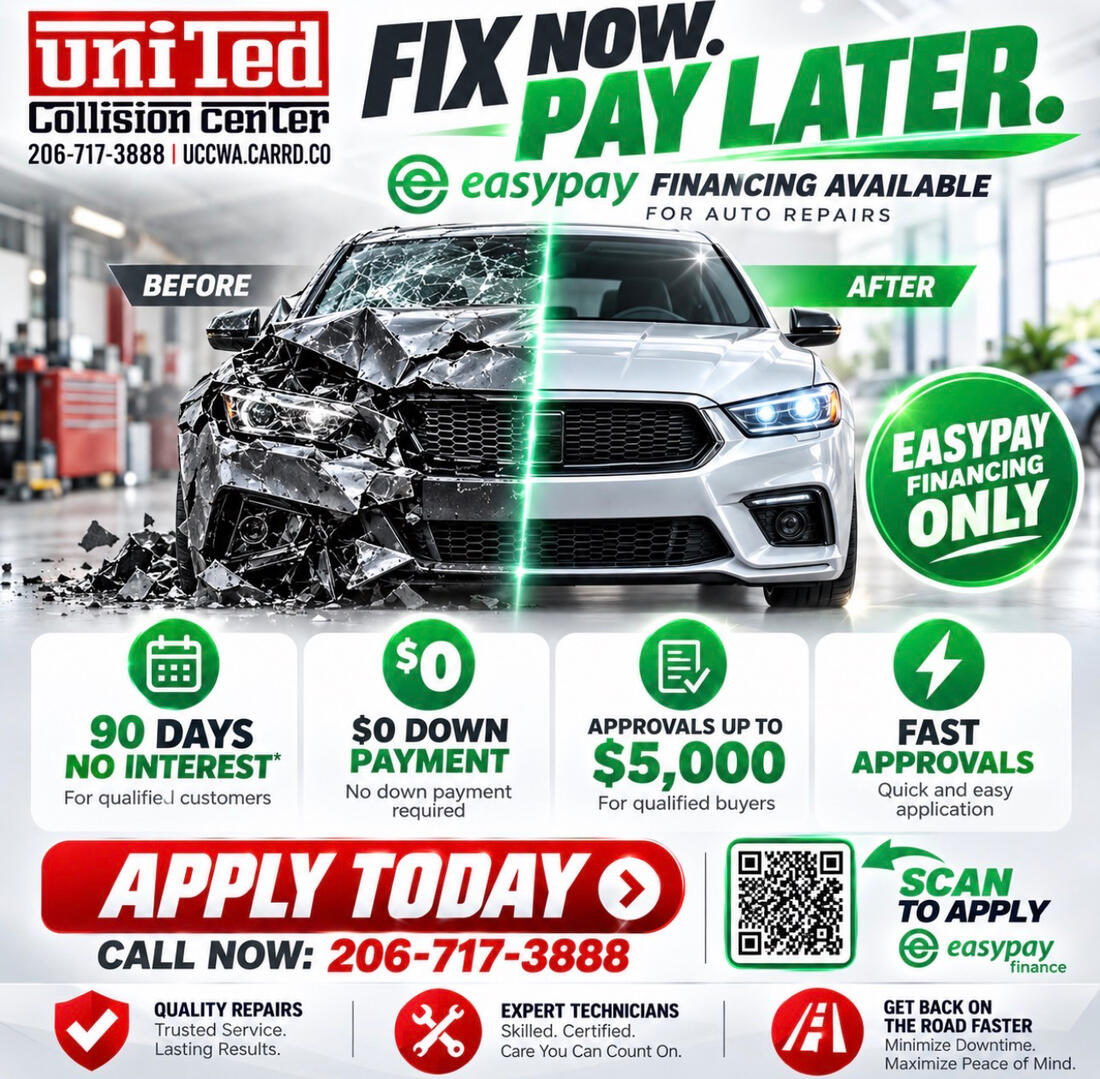 Seattle, Tacoma WA. FIX NOW. PAY LATER. easypay FINANCING AVAILABLE Seattle, Tacoma WA. FIX NOW. PAY LATER. easypay FINANCING AVAILABLE