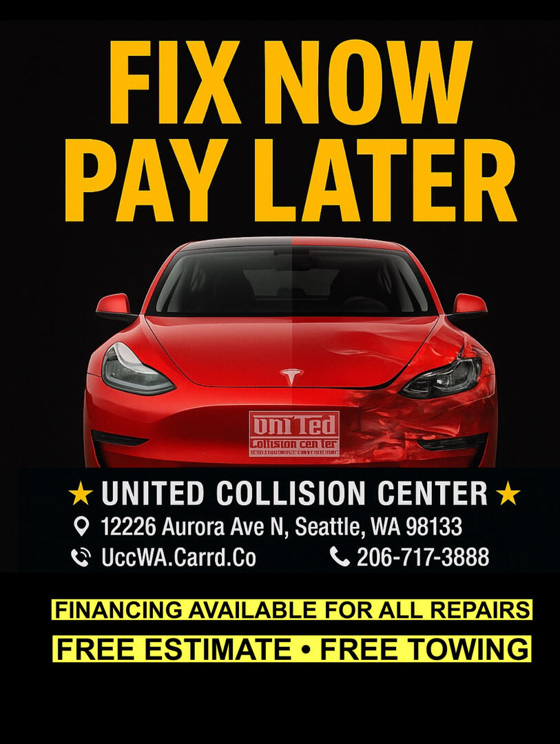 Fix Now, Pay Later! Financing available for all repair jobs – Get your car fixed today and pay over time!