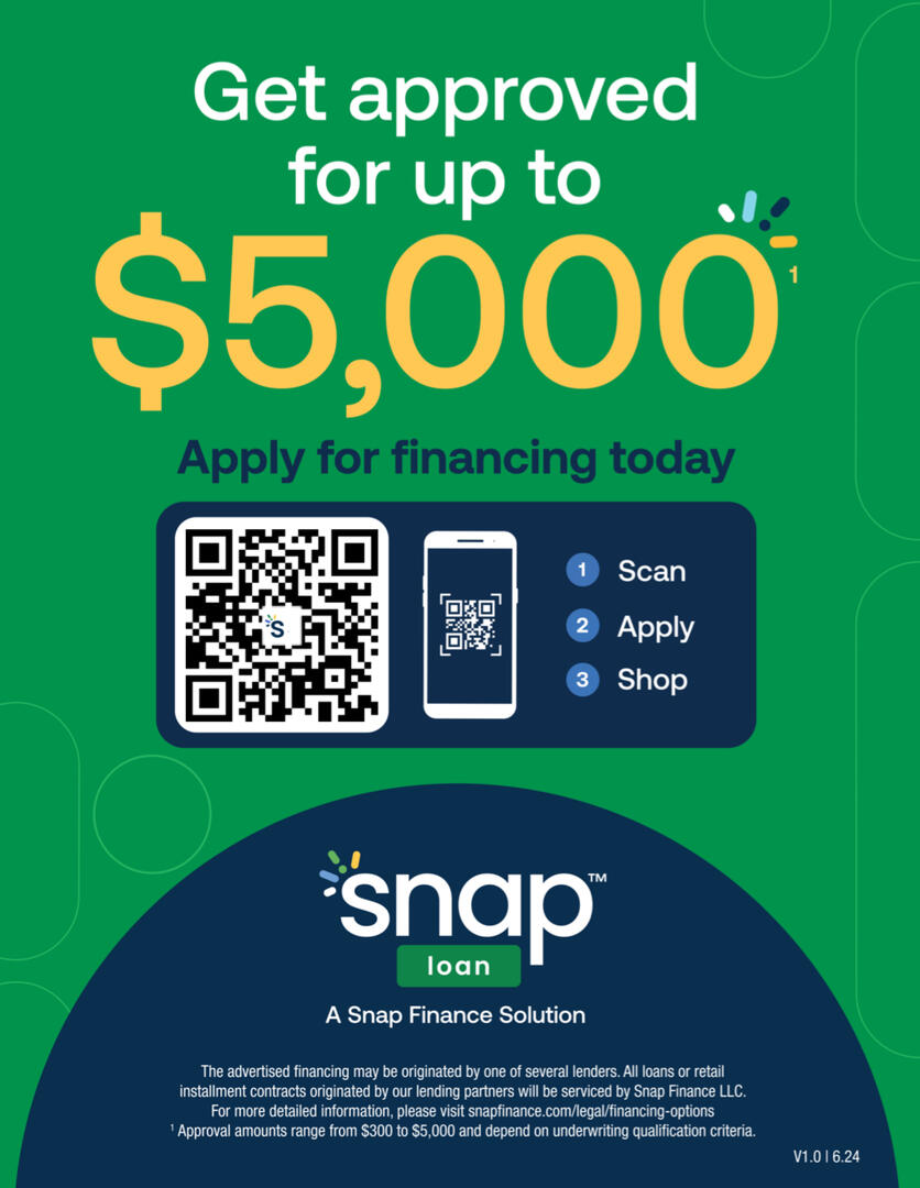 Fix Now, Pay Later! Financing available for all repair jobs – Get your car fixed today and pay over time!